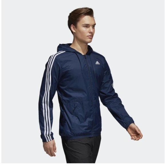 adidas men's essentials wind jacket